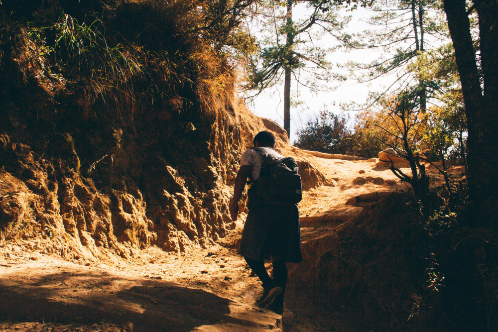 Hiking To Tigers Nest Paro