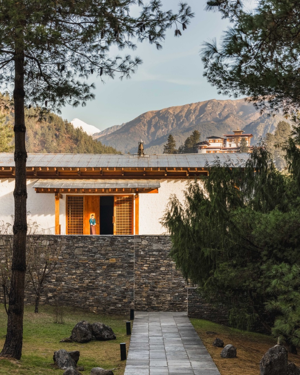 Amankora Paro Looking Over Drukgyel Dzong