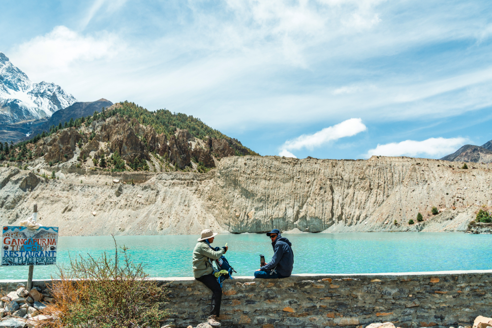 Hike To Lake Gangapurna Manang