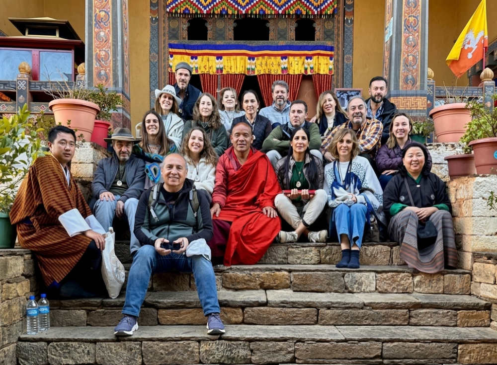 Kinley Female Bhutan Guide On The Right