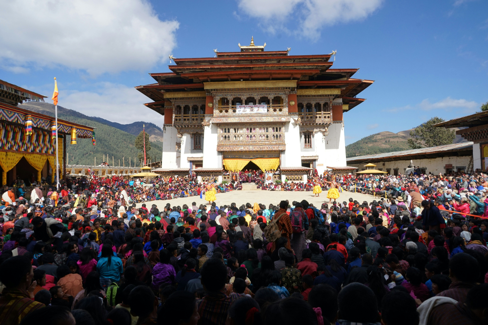 Festival In Wangdue Phodrang Bhutan