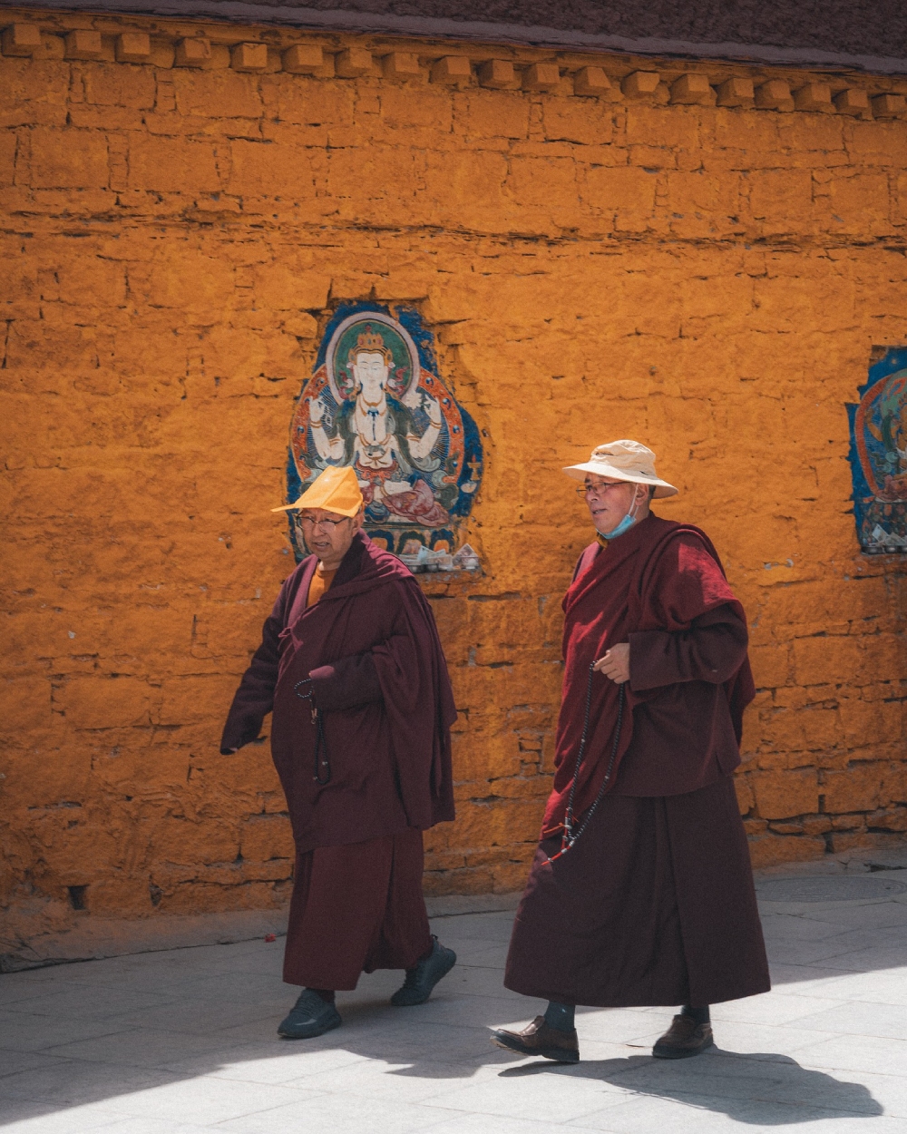 A Monk Walk Lhasa